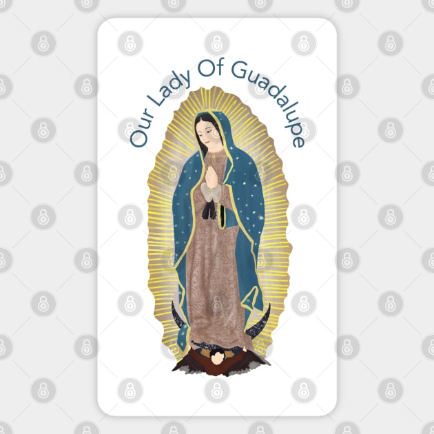 Guadalupe Magnet by HobbyAndArt